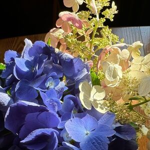 Photo Wall Art: Hydrangea Bouquet
